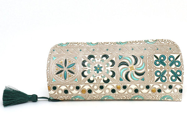 KINSHA - Persia Tiles (Green) Eyeglasses Case