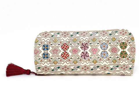 HANABISHI - Traditional Flower Patterns Eyeglasses Case
