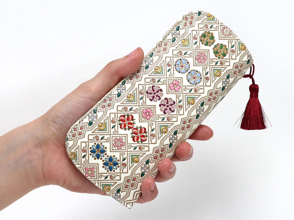 HANABISHI - Traditional Flower Patterns Eyeglasses Case