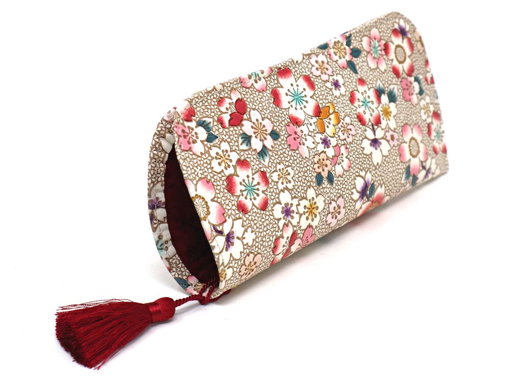 Colorful Cherry Blossoms Eyeglasses Case