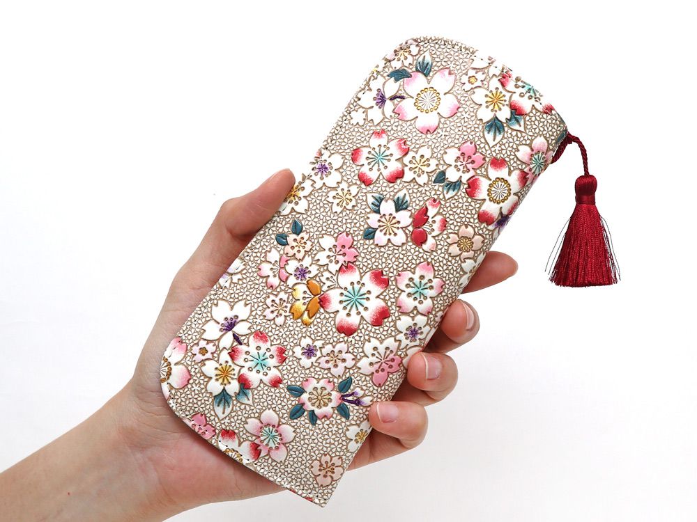 Colorful Cherry Blossoms Eyeglasses Case