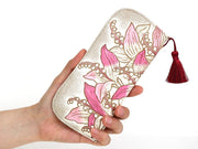 SUZURAN - Lily of the Valley (Pink) Eyeglasses Case