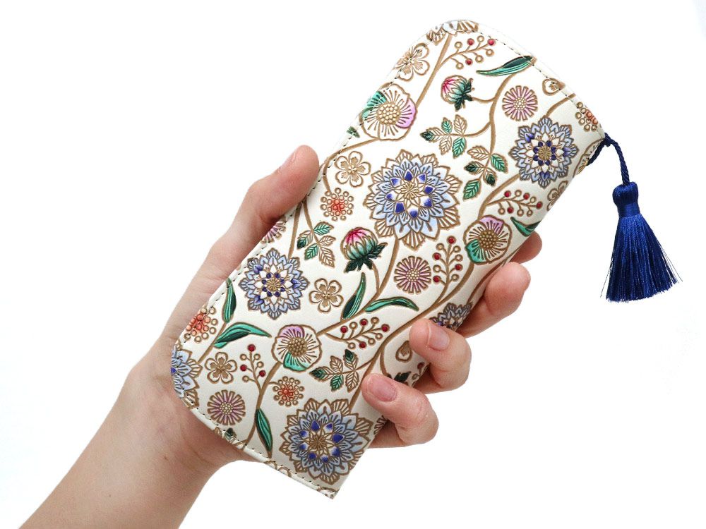 Dahlia (Cobalt Blue) Eyeglasses Case