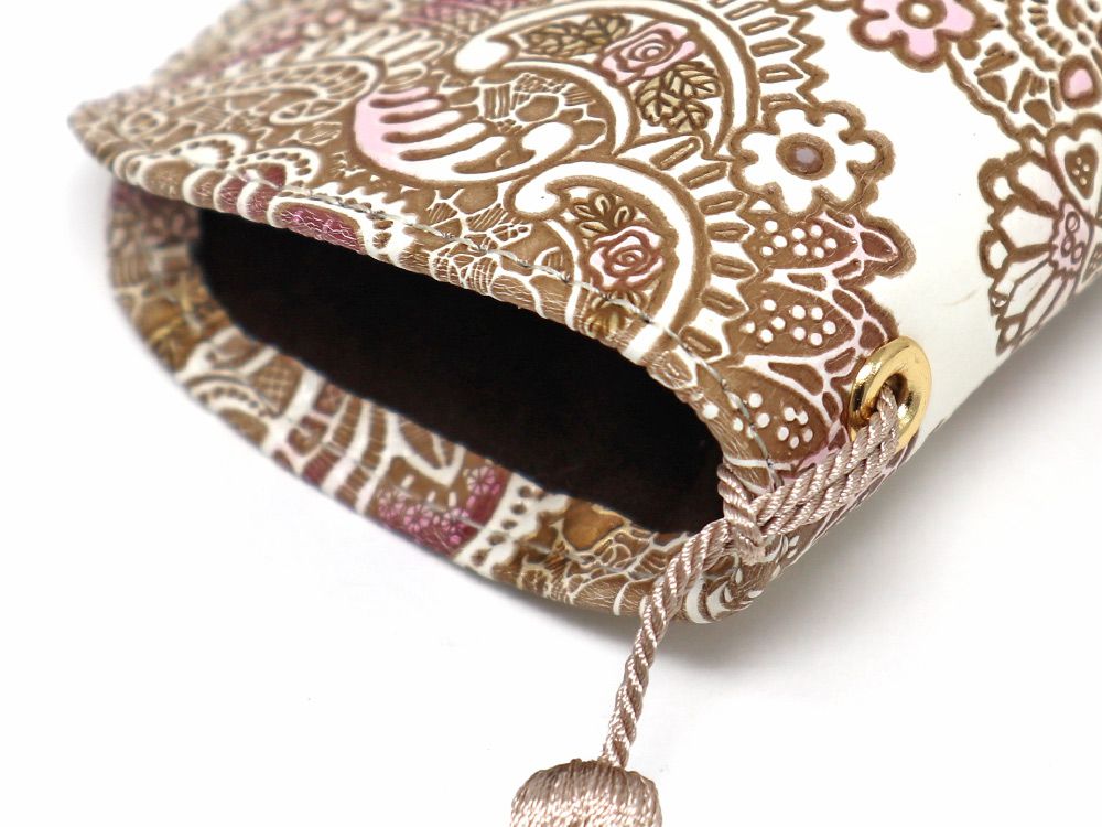 Antique Lace (Pink)  Eyeglasses Case