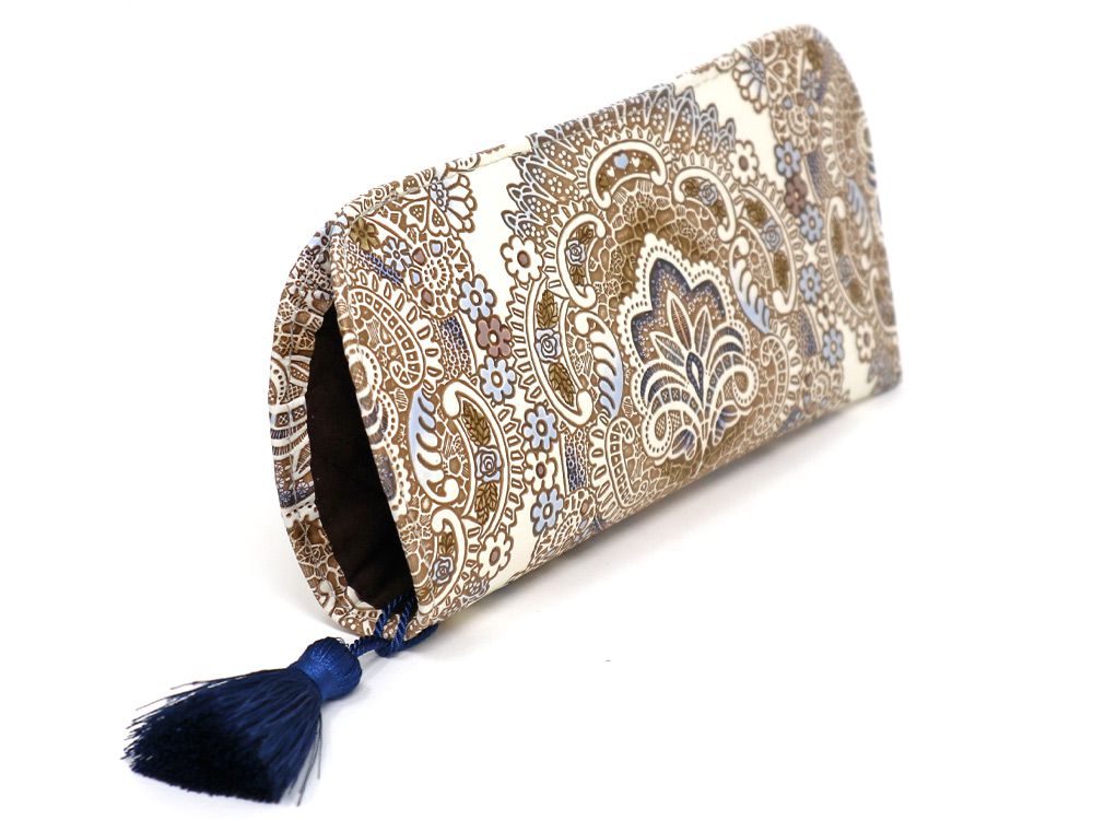 Antique Lace (Blue) Eyeglasses Case