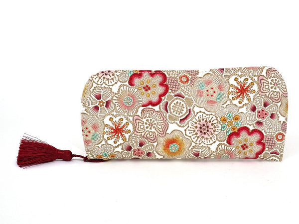 Spring Bloom (Red) Eyeglasses Case