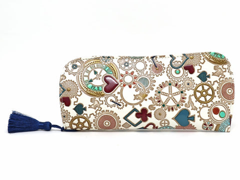 Gears Of Time (Blue-Green) Eyeglasses Case