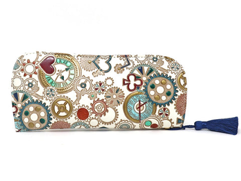 Gears Of Time (Blue-Green) Eyeglasses Case