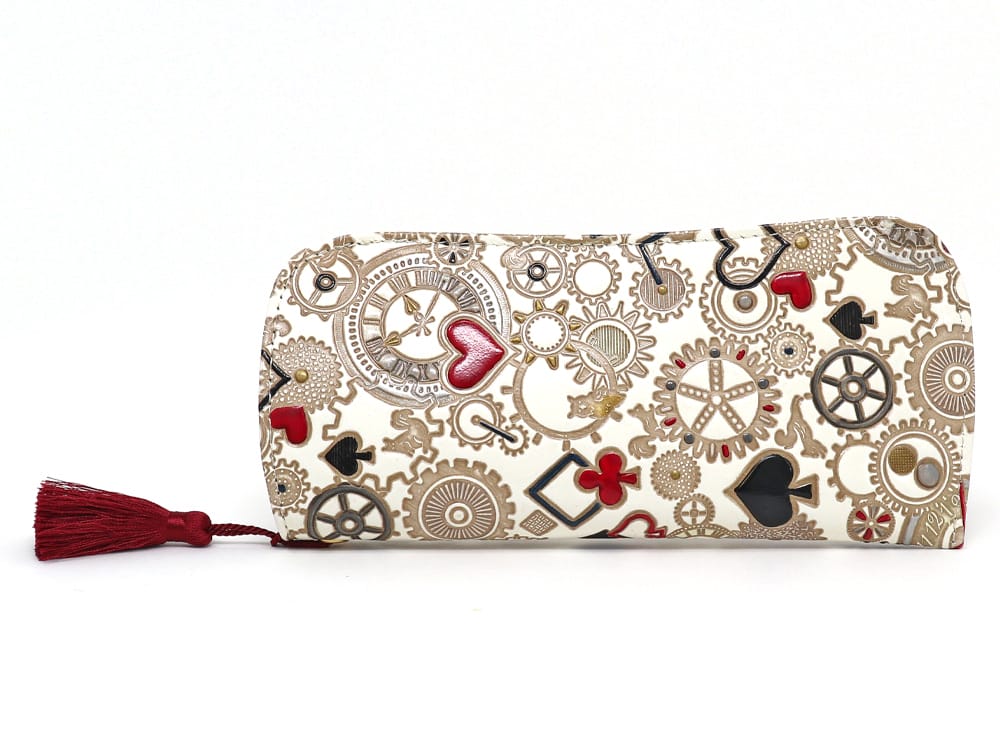 Gears Of Time (Red-Black) Eyeglasses Case