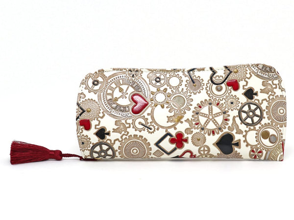 Gears Of Time (Red-Black) Eyeglasses Case