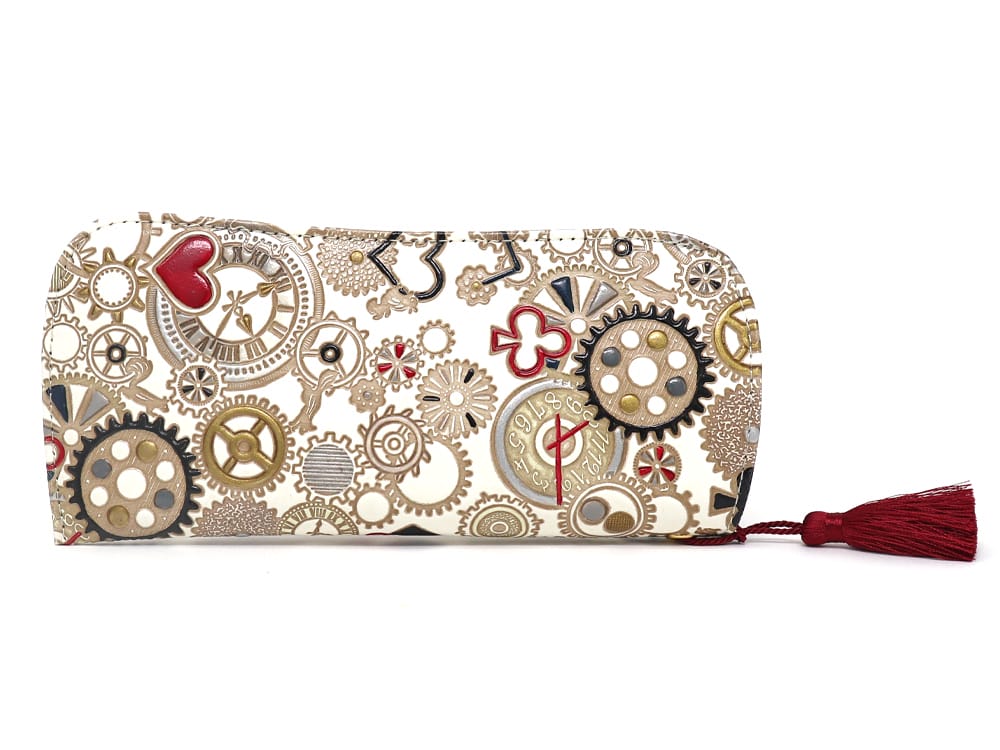 Gears Of Time (Red-Black) Eyeglasses Case