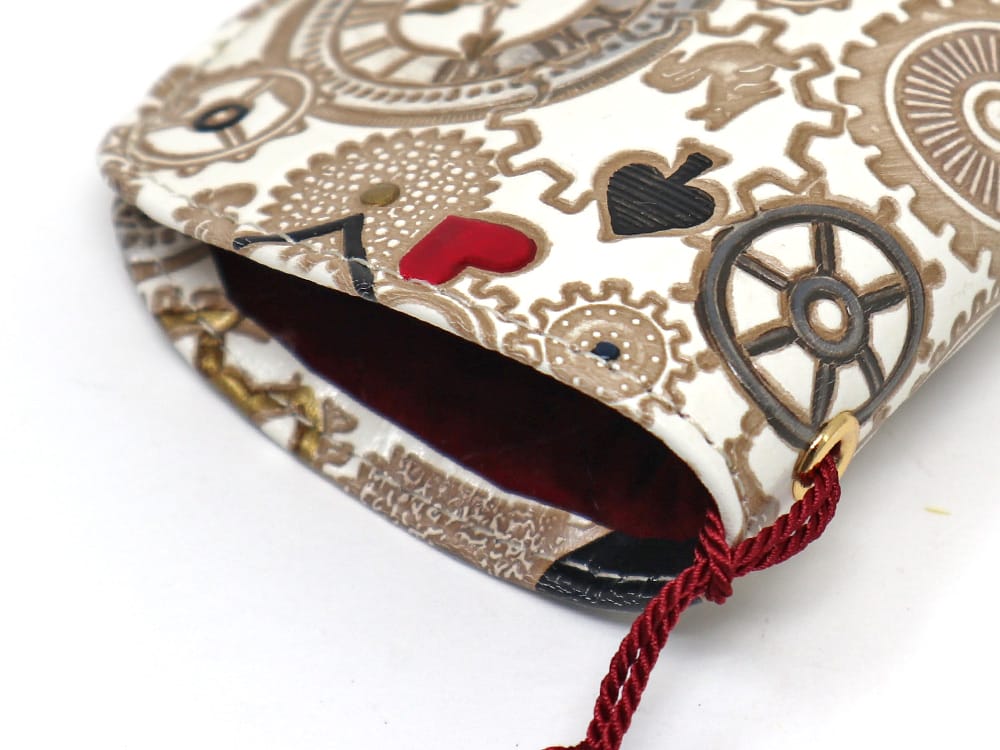 Gears Of Time (Red-Black) Eyeglasses Case