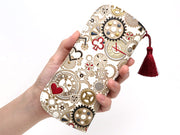 Gears Of Time (Red-Black) Eyeglasses Case