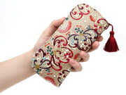 RANGIKU - Firework Chrysanthemums (Wine&Pink) Eyeglasses Case