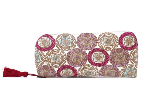 Umbrella Chrysanthemums (Peach Blossom) Eyeglasses Case