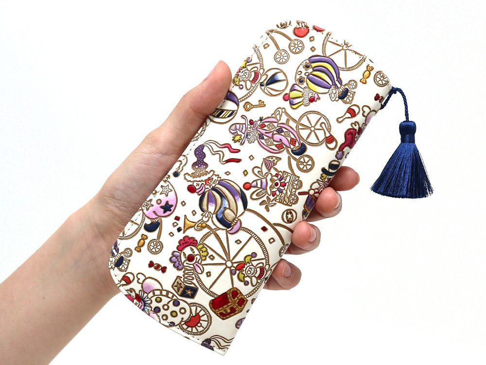 Pierrot (Purple) Eyeglasses Case