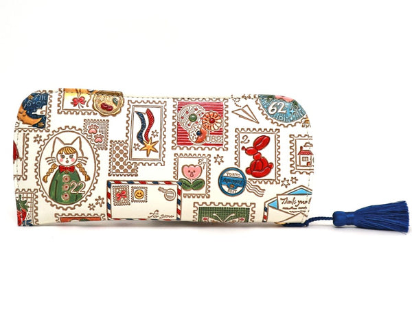 Stamps Eyeglasses Case