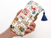 Stamps Eyeglasses Case
