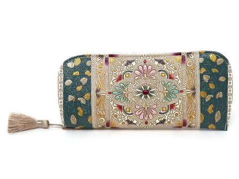 Golden Tapestry Eyeglasses Case