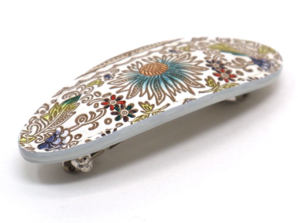 Mo Li Hua - Jasmine Flower (Blue) Hair Clip