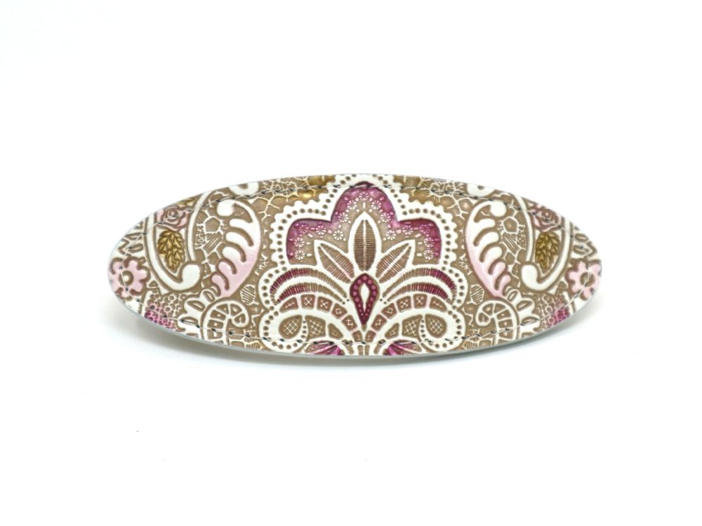 Antique Lace (Pink) Hair Clip