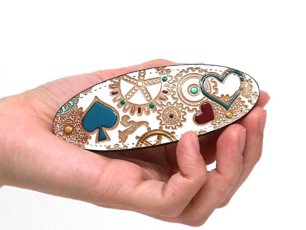 Gears Of Time (Blue-Green) Hair Clip