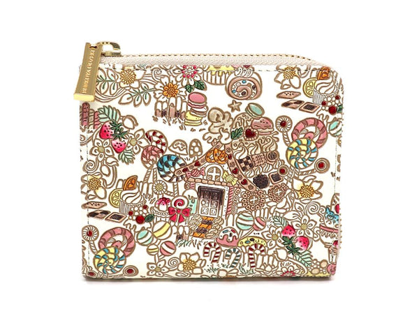 Candy House Small Wallet with L-zipper