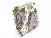 Hydrangeas Small Wallet with L-zipper