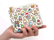 Shaved Ice Small Wallet with L-zipper