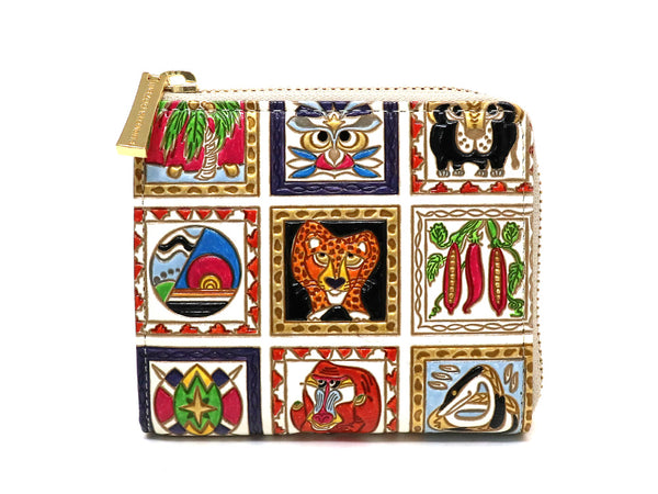 Africa Small Wallet with L-zipper