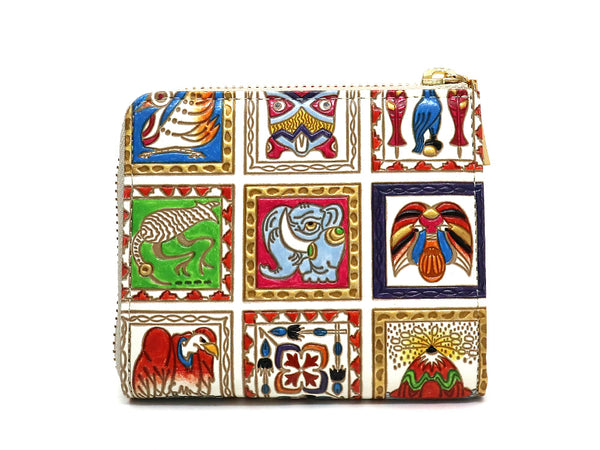 Africa Small Wallet with L-zipper