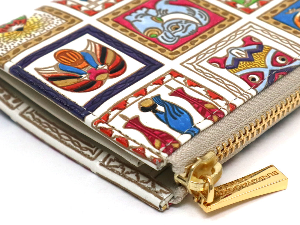 Africa Small Wallet with L-zipper