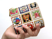 Africa Small Wallet with L-zipper