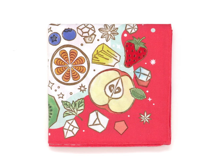 Fruit Punch Handkerchief | BUNKOYA OOZEKI | Handpainting