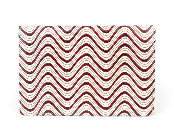 YOKONAMI Waves (Wine) Passport Case