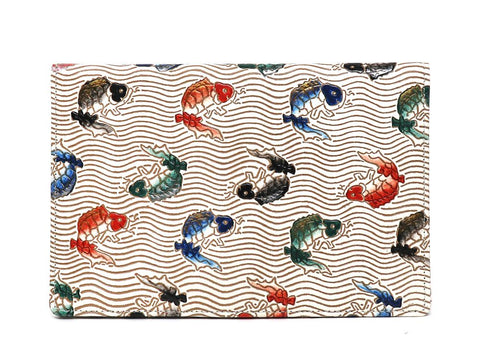 Carps leaping the waterfall  Passport Case