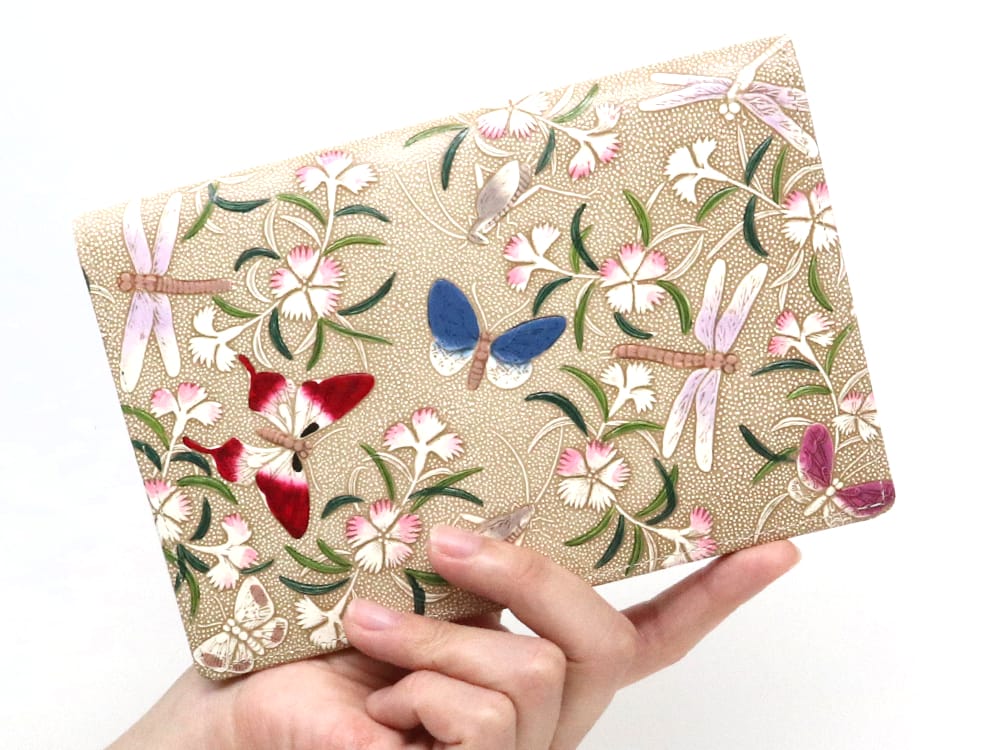 Dianthus Flowers Passport Case