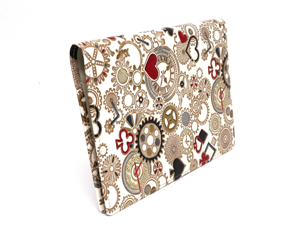 Gears Of Time (Red-Black) Passport Case