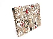 Gears Of Time (Red-Black) Passport Case