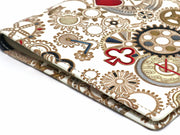 Gears Of Time (Red-Black) Passport Case