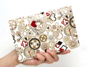 Gears Of Time (Red-Black) Passport Case