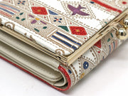 Calico Small GAMAGUCHI Trifold Wallet