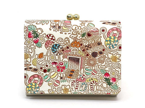 Candy House Small GAMAGUCHI Trifold Wallet