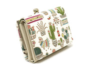 Cactus Small GAMAGUCHI Trifold Wallet