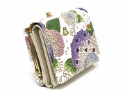 Hydrangeas Small GAMAGUCHI Trifold Wallet