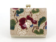 Wild Grapes Small GAMAGUCHI Trifold Wallet