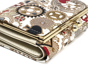 Gears Of Time (Red-Black) Small GAMAGUCHI Trifold Wallet