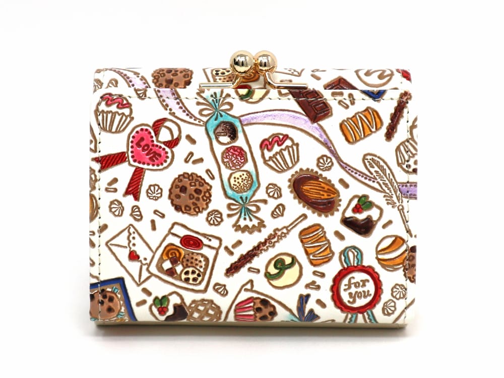 Chocolate Small GAMAGUCHI Trifold Wallet