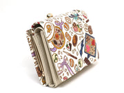 Chocolate Small GAMAGUCHI Trifold Wallet