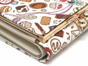 Chocolate Small GAMAGUCHI Trifold Wallet